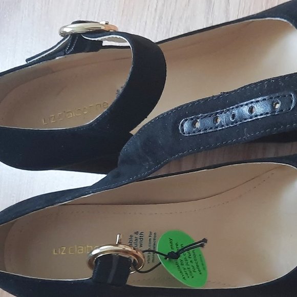 Liz Claiborne size 7 black womens shoes - Picture 4 of 4